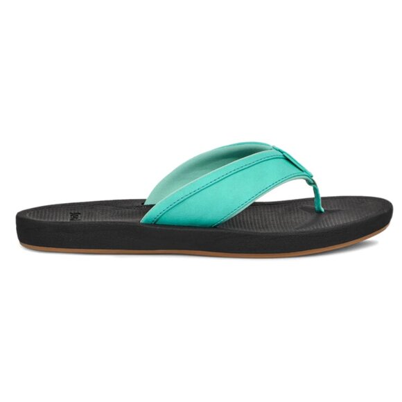 Women's Sanuk Flip Flops H20 Aqua Teal Size 10 NEW NWT - Picture 5 of 7